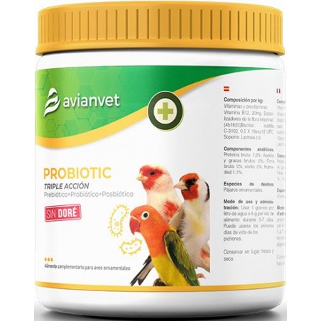 Probiotique Triple Action 125gr - Avianvet à 9,10 € - Avianvet - 86508 - Vitamines et Compléments