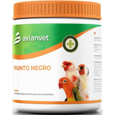 Punto Negro - Aliment complémentaire 125gr - Avianvet à 10,20 € - Avianvet - 25917 - Vitamines et Compléments