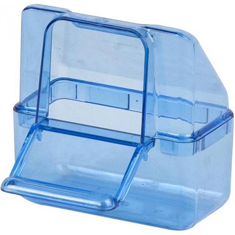 Mangeoire cage Italienne bleue 7x4x8cm - 2G-R