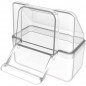 Mangeoire cage Italienne transparent 7x4x8cm - 2G-R à 0,45 € - 2G-R - ART-024W - Mangeoires