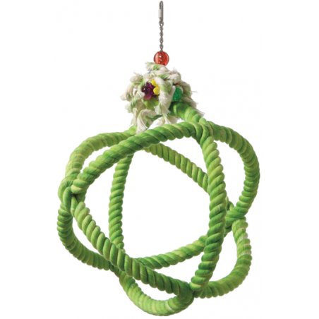 Jouets pour oiseaux Boule de corde L/Vert à 46,55 € - Benelux - 13927 - Jouets