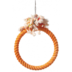 Jouets pour oiseaux Anneaux de corde coton M/Orange à 10,25 € - Benelux - 13942 - Jouets