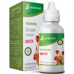 Vermin supplément liquide 100ml avec compte goutte - Avianvet à 11,60 € - Avianvet - 41768 - Vitamines et Compléments