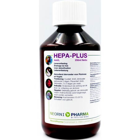 Hepa-Plus 100ml - Neornipharma H-P-100 Neornipharma 21,65 € Ornibird