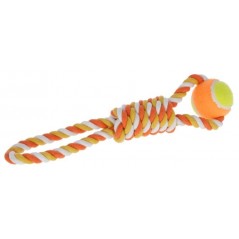 Balle avec corde 37cm - Kerbl à 4,85 € - Kerbl - KBL80795 - Jouets à lancer/rapporter