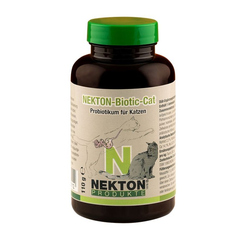 Nekton Biotic Cat 240gr - Complément alimentaire pour stabiliser la digestion - Nekton