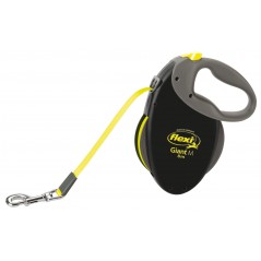 Flexi NEON GIANT laisse sangle Noir/Jaune Fluo M/8m - Flexi 20927 Trixie 40,00 € Ornibird