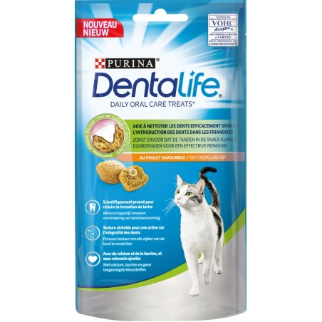 Dentalife Chat Au poulet 40gr - Purina à 2,10 € - Purina - 12439977 - Snacks