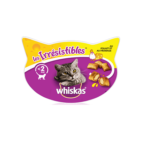 Les irrésistibles Poulet et Fromage 8gr - Whiskas