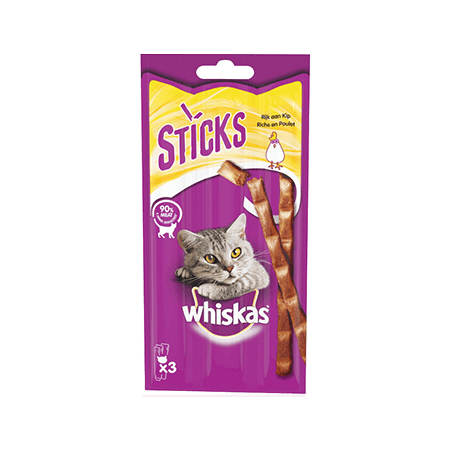 Stick Au Poulet 3x - Whiskas à 2,00 € - Whiskas - 238456 - Whiskas