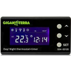 Thermostat digital Jour/Nuit avec Timer - Giganterra à 56,95 € - Giganterra - G04-00120 - Thermomètres et hygromètres