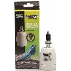 Douille Céramique 250W/E27 - Giganterra à 14,95 € - Giganterra - G04-00116 - Spots: eclairages de jour et de nuit