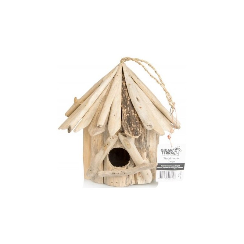 Wood House L 12cm - Giganterra