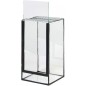 Terrarium porte guillotine 15x15x30cm