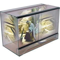 Terrarium sans cadre 80x40x50cm à 153,65 € - Grizo - 780280 - Terrariophilie