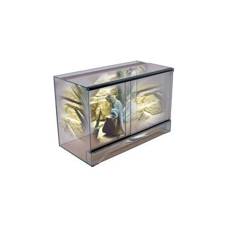 Terrarium sans cadre 80x40x50cm à 153,65 € - Grizo - 780280 - Terrariophilie