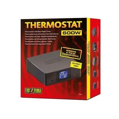 Thermostat Minuterie jour/nuit 600w - Exo Terra à 124,50 € - Exo Terra - PT2454 - Thermomètres et hygromètres