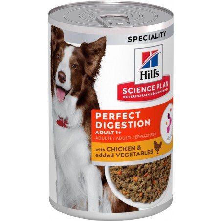 Science Plan Perfect Digestion Aliment Pour Chien au Poulet et aux Légumes 363gr - Hill's à 4,35 € - Hill's - 605871 - Hill's