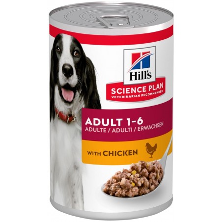 Science Plan Aliment pour chien adulte au poulet 370gr - Hill's à 4,00 € - Hill's - 607098 - Hill's