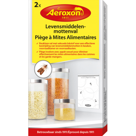 Aeroxon Piège à Mites Alimentaires 2 pcs - BSI à 6,50 € - BSI - 44801 AE - Insecticides