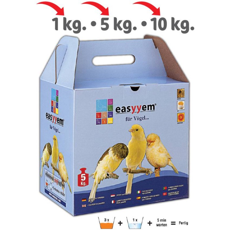 Patée aux oeufs pour canaris 1kg - Easyyem