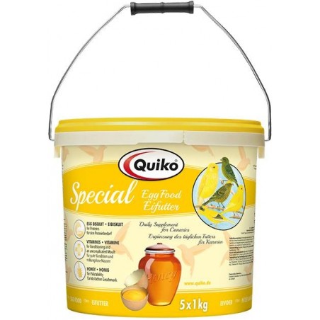 Quiko Special, Pâtée aux oeufs 5 kg à 27,30 € - Quiko - 100085 - Quiko