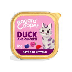 Patée pour kitten Canard et poulet 85gr - Edgard & Cooper à 1,30 € - Edgard & Cooper - 641084 - Edgard & Cooper