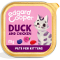 Patée pour kitten Canard et poulet 85gr - Edgard & Cooper