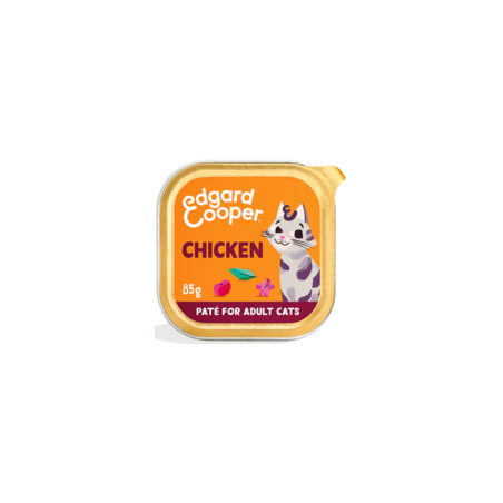 Patée pour chat Poulet 85gr - Edgard & Cooper à 1,30 € - Edgard & Cooper - 641107 - Edgard & Cooper