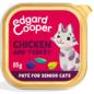 Patée pour chat Senior Poulet et Dinde 85gr - Edgard & Cooper