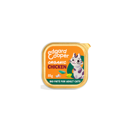 Patée pour chat Organic Poulet 85gr - Edgard & Cooper à 1,50 € - Edgard & Cooper - 641145 - Edgard & Cooper