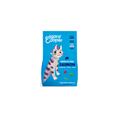 Croquettes Chat Saumon 2kg - Edgard & Cooper à 25,00 € - Edgard & Cooper - 640469 - Edgard & Cooper