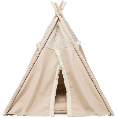 Tipi Boho 55x65x55cm Beige - Trixie à 43,00 € - Trixie - 38211 - Paniers