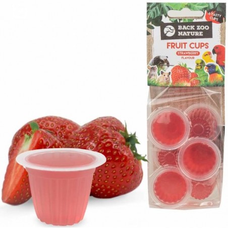 Coupe de fruit fraise 6 pièces - Back Zoo Nature à 3,00 € - Back Zoo Nature - ZF9279 - Snacks