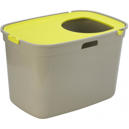 Top Cat Litière avec couvercle Gris/Jaune 59x39x38cm MOD-AG50-330 Kinlys 34,95 € Ornibird