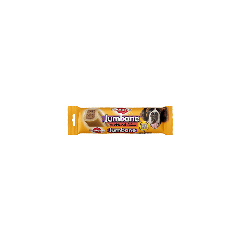 Jumbone MAXI au Bœuf pour Grands Chiens 180gr - Pedigree