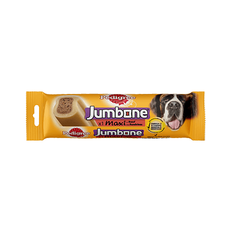 Jumbone MAXI au Bœuf pour Grands Chiens 180gr - Pedigree à 3,60 € - Pedigree - 409416 - Pedigree