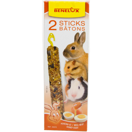 2 Sticks Rongeurs Miel-Oeuf - Benelux à 1,90 € - Benelux - 36215 - Crackers - Sticks