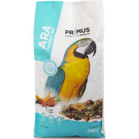 Ara Perroquets Mix 2,5kg - Primus à 10,95 € - Kinlys - 12212 - Perroquets