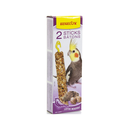 2 Sticks Grandes Perruches iodine/Shells - Benelux 16253 Kinlys 1,90 € Ornibird