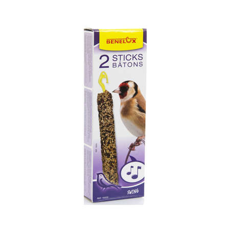 2 Sticks Chardonnerets Swing - Benelux à 1,90 € - Kinlys - 16202 - Snacks