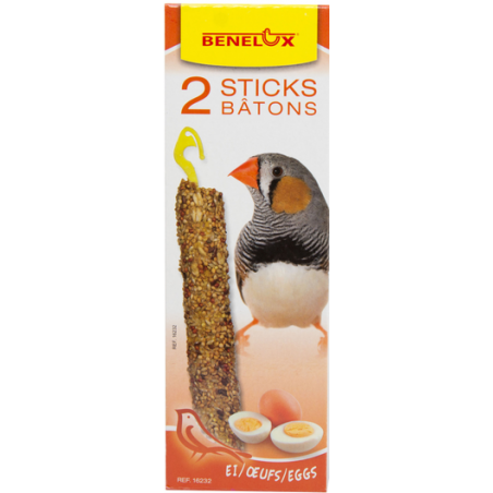 2 Sticks Exotiques Oeuf - Benelux à 1,90 € - Kinlys - 16232 - Snacks