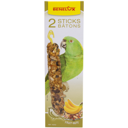 2 Sticks XXL Perroquets Noix/Banane - Benelux 16262 Kinlys 2,75 € Ornibird