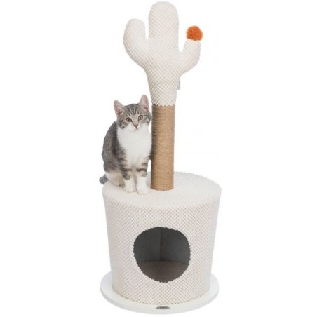 Abri douillet avec cactus 84x36cm - Trixie à 55,00 € - Trixie - 44414 - Arbre à chat & griffoir