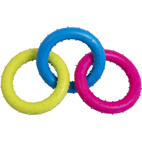 Rubber Toys 3 anneaux 18,5cm 49/5048 Pet Solutions 3,35 € Ornibird