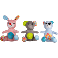 Hug Doudou avec squeaker 21cm à 8,00 € - Pet Solutions - 49/0512 - Jouets en peluche