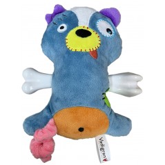 Jouet chien Scary putois avec os 17,5cm - Vadigran à 9,95 € - Vadigran - 17939 - Jouets en peluche