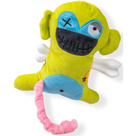 Jouet chien Scary singe avec os 17,5cm - Vadigran à 9,95 € - Vadigran - 17941 - Jouets en peluche