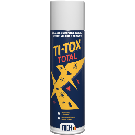 Ti-Tox Total Insecticide volants et rampants 250ml - Riem à 6,55 € - Riem - 3030004 - Insecticides