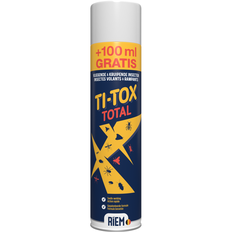 Ti-Tox Total Insecticide volants et rampants 500ml + 100ml - Riem